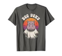 Funny Boo DENG Baby Pigmeo Ippopotamo Creepy Ghost Haunted House Maglietta