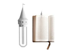 Funny Bookmarks - 3D Printed Castle Design, Detailed Miniature Scale, High-Durability Lightweight Polymer, Precision Layered Texture, Novelty Decorative Tag for Teachers Marking Planners