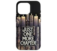 Funny Books Floral Book Lover Reading Just One More Chapter Custodia per iPhone 16 Pro