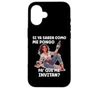 Funny Borracha Parties Design - Si Ya Saben Como Me Pongo Custodia per iPhone 16