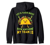 Funny Boss Day Taco Bout Awesome Team Manager Supervisor Felpa con Cappuccio