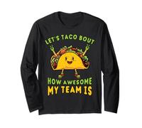Funny Boss Day Taco Bout Awesome Team Manager Supervisor Maglia a Manica