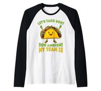Funny Boss Day Taco Bout Awesome Team Manager Supervisor Maglia con Maniche Raglan