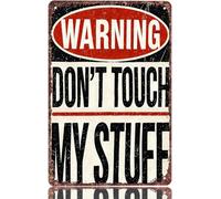 Funny Boundary Metal Sign Dorm Room Decor 8x12 Inch