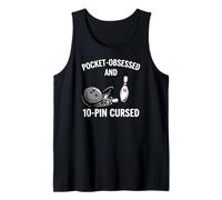 Funny Bowling Pocket Obsessed 10 Pin Cursed Bowler Canotta