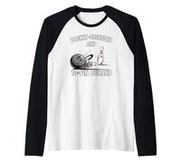 Funny Bowling Pocket Obsessed 10 Pin Cursed Bowler Maglia con Maniche Raglan