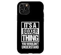 Funny Boxer Parent Quote German Boxer Dog Lover Custodia per iPhone 11 Pro