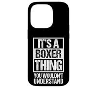 Funny Boxer Parent Quote German Boxer Dog Lover Custodia per iPhone 14 Pro