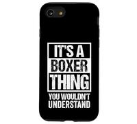 Funny Boxer Parent Quote German Boxer Dog Lover Custodia per iPhone SE (2020) / 7 / 8