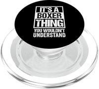 Funny Boxer Parent Quote German Boxer Dog Lover PopSockets PopGrip per MagSafe