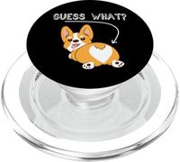 Funny Boys Guess What Butt Pembroke Welsh Corgi Dog Lover PopSockets PopGrip per MagSafe