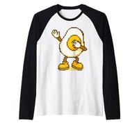 Funny Breakfast Foodies Egg Lovers Always Be Egg-celent Maglia con Maniche Raglan