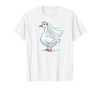 Funny Bride Goose Wedding Gift for Bachelorette Party Maglietta