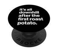 Funny British Phrase Roast Potato PopSockets PopGrip Adesivo