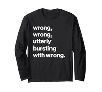 Funny British Phrase Wrong, Wrong Maglia a Manica
