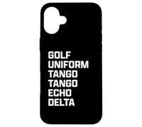 Funny British Slang Gutted Custodia per iPhone 16 Plus