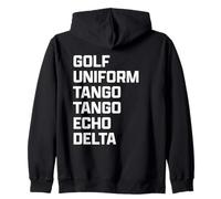 Funny British Slang Gutted Felpa con Cappuccio