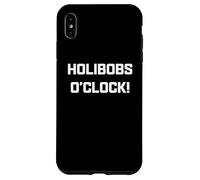 Funny British Slang Holibobs O'Clock Custodia per iPhone XS Max