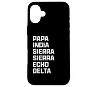 Funny British Slang Pissed Custodia per iPhone 16 Plus