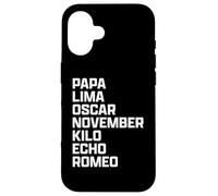 Funny British Slang Plonker Custodia per iPhone 16