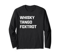 Funny British Slang WTF Maglia a Manica