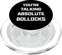 Funny British Slang You're Talking Absolute Bollocks PopSockets PopGrip per MagSafe