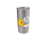 Funny Bro Is That You Chicken Design Bicchiere termico in acciaio inox doppia parete