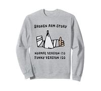 Funny Broken Arm Story Hand Injury Get Well Felpa