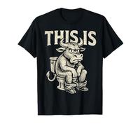 Funny Bullsht Toilette Bagno Umorismo Animale Maglietta