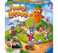 Ravensburger - funny bunny, gioco da tavolo, da 2 a 4 giocatori, 4+ anni
