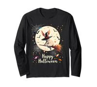 Funny Bunny Witch Spooky Ghost Candy Halloween Costume Maglia a Manica