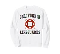 Funny California Lifeguards Beach Cruise Bagnini Nuotata Felpa