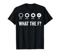 Funny Camera Lovers Humour What The F? Maglietta