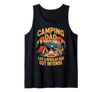 Funny Camping Dad Like a Regular Dad but Intense Canotta