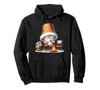 Funny Camping GNOME Smores Accessories for Happy Campers Felpa con Cappuccio