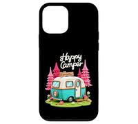 Funny Camping Lovers Happy Camper Custodia per iPhone 12 mini