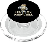 Funny Can Character Probabilmente ho bisogno di una birra PopSockets PopGrip per MagSafe