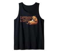 Funny Capybara & Coffee Vibes - Chill Pet Lover Design Canotta