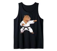 Funny Capybara Doing Karate Samurai Ninja Capybara Canotta