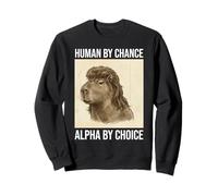 Funny Capybara Mullet Meme Human By Chance Alpha By Choice Felpa