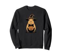 Funny Capybara Witch Halloween Costume Felpa