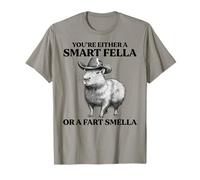 Funny Capybara You're O A Smart Fella or A Fart Smella Maglietta
