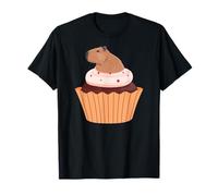 Funny Capycake Baker Pastry Baking, Capybara Cupcakes Maglietta