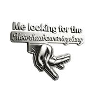 Funny Car Emblem - 3D Decorative Car Badge | Novelty Vehicle Sticker