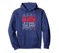 Funny Cara Matematica, La Vita è Come Una Matematica Felpa con Cappuccio