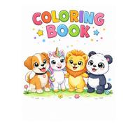 Funny Cartoon Animals | 50 cheerful designs to color in