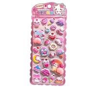 Funny Cartoon Bubble Stickers, Reusable Decals, Kids Scrapbook with Removable Design, Bubble Stickers, Home Party Classroom Accessories for Phone Case Notebook Computer DIY Crafting