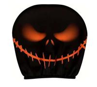 Funny Cartoon Car Headrest Covers, Big Eyes Head Rest Cover for Cars Universal Fit, Spooky Car Headrest Protector, Cheerful Face Cute Auto Front Seat Protector Decor for Halloween Christmas (10,2pcs)