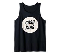 Funny Cash is King Logo per Uomo e Donna Canotta