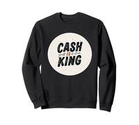 Funny Cash is King Logo per Uomo e Donna Felpa